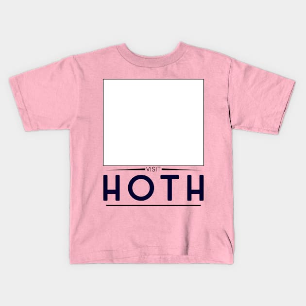 Visit Hoth! (For light shirts) Kids T-Shirt by Catlore